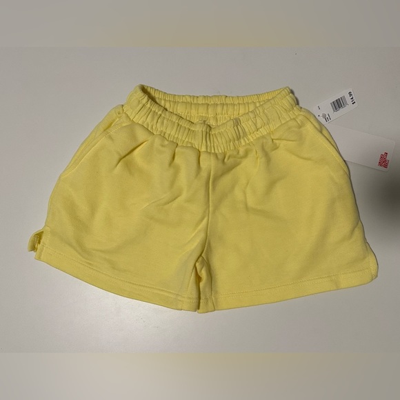 Fleece Factory Girls Yellow Size 6 Shorts NWT - Picture 1 of 7